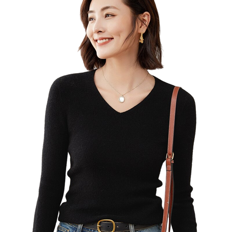 Women Casual Knitted Cashmere Sweater