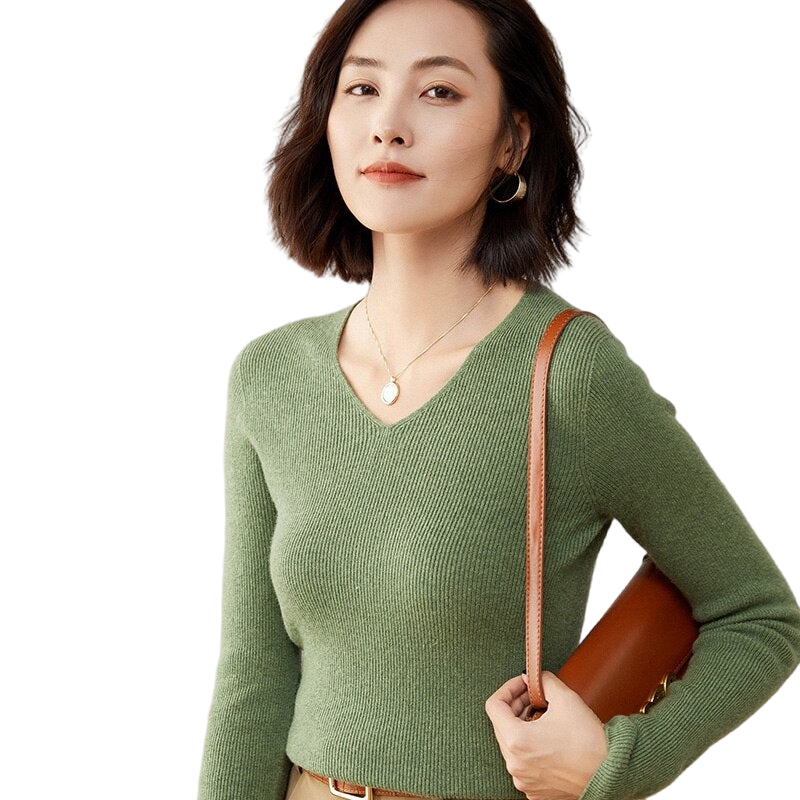 Women Casual Knitted Cashmere Sweater