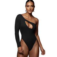 Women Oblique Off Shoulder Bodysuit