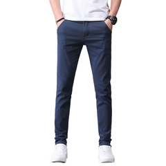 Mens Casual Stretch Fit Chino Pants