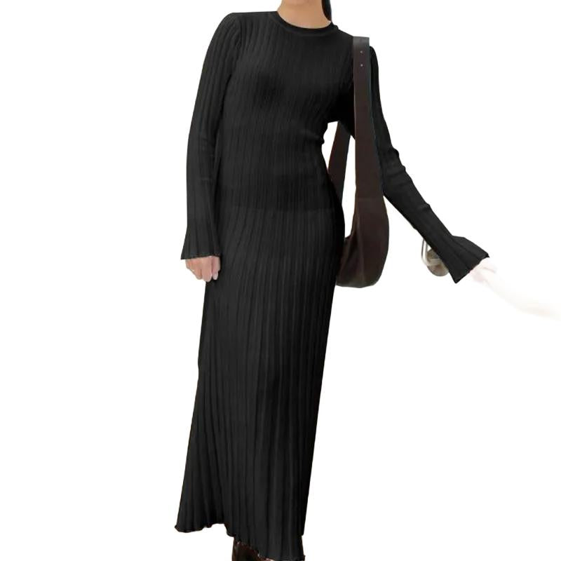 Women Elegant Printed V-Neck Lace-Up Maxi Dress