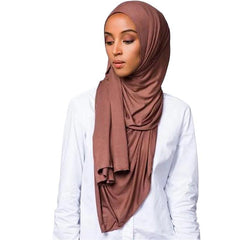 Accessories Women Casual Plain Turban Hijab Scarfs