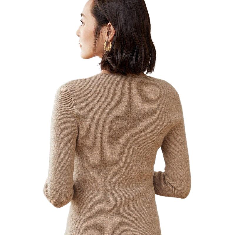 Women Casual Knitted Cashmere Sweater